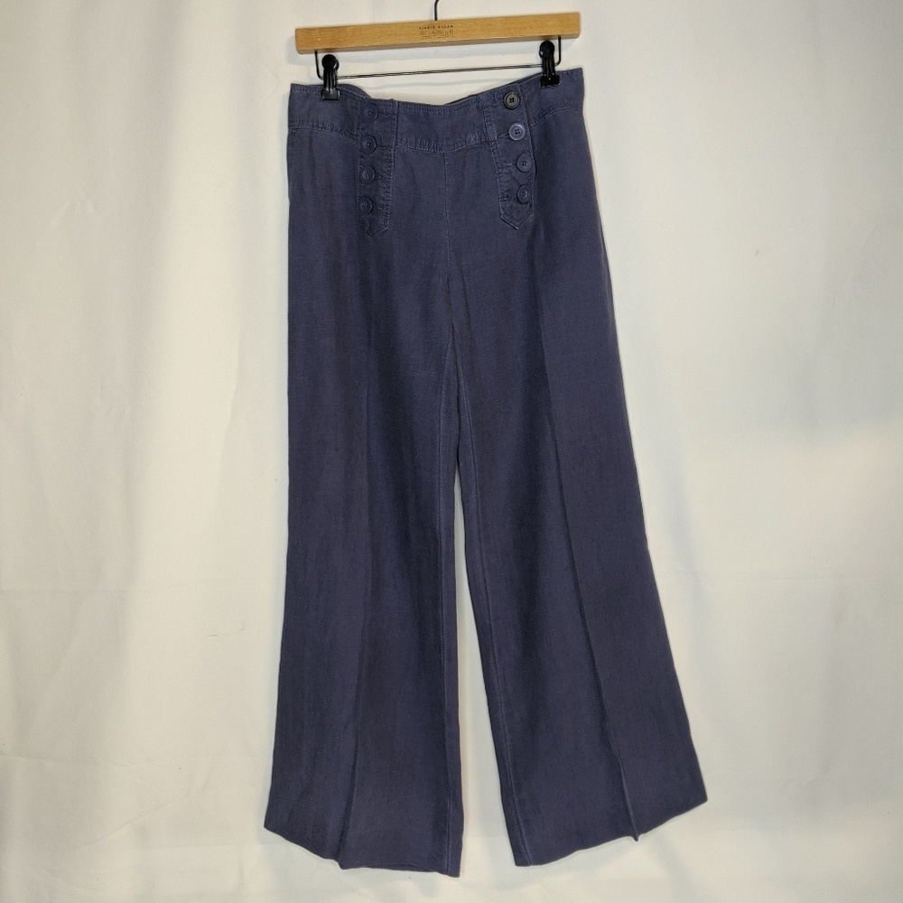 Anthropologie Elevenses Wide Leg Trousers